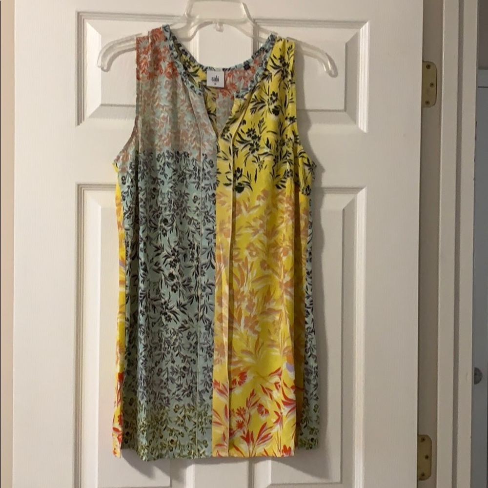 CAbi split blouse, never worn
